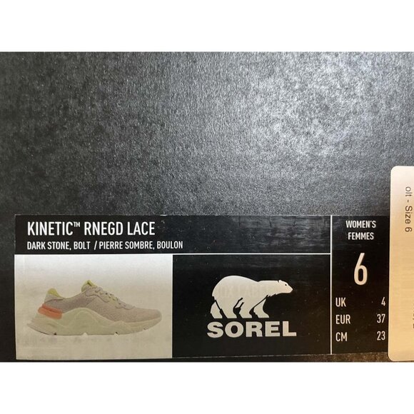 Sorel Women's Kinetic RNEGD Lace Shoes Size 6 - Picture 6 of 6